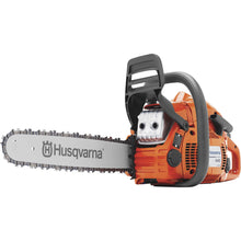 Tronçonneuse à essence Husqvarna, guide-chaîne de 18 po, 50,2 cm3, modèle n° 445 