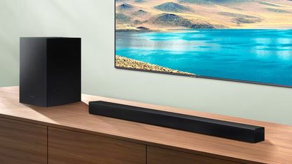 Samsung - Barre sonore 2.1-canal na Subwoofer sans fil mpe DOLBY AUDIO / DTS 2.0 - Noir