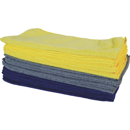 Chiffons de nettoyage en microfibre Detailer's Choice, paquet de 18. 