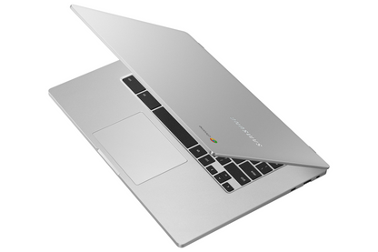 Samsung - 15.6" Chromebook - Intel Celeron - 4GB Memory - 64GB eMMC Flash Memory - Platinum Titan