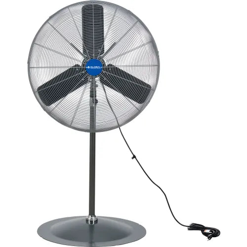 Global Industrial™ 30" Oscillating Pedestal Fan, 8,775 CFM, 1/3 HP, 1 Phase