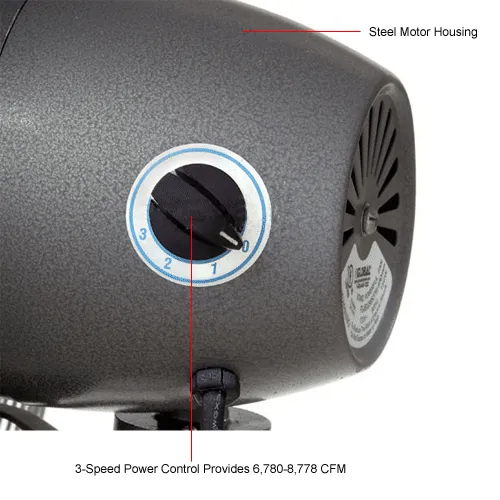Global IndustrialTM 30 "ventilateur piédestal oscillante, 8.775 CFM, 1/3 CV, 1 Phase