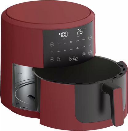 Bella PRO - 8-qt, oyo ezali na 8-qt. Friteuse à air numérique - Acier inoxydable