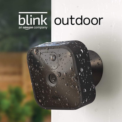 Blink Outdoor - Caméra de sécurité HD sans fil et résistante aux intempéries