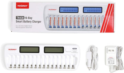 Tenergy Smart Chargeur ya pile oyo ekoki ko recharger