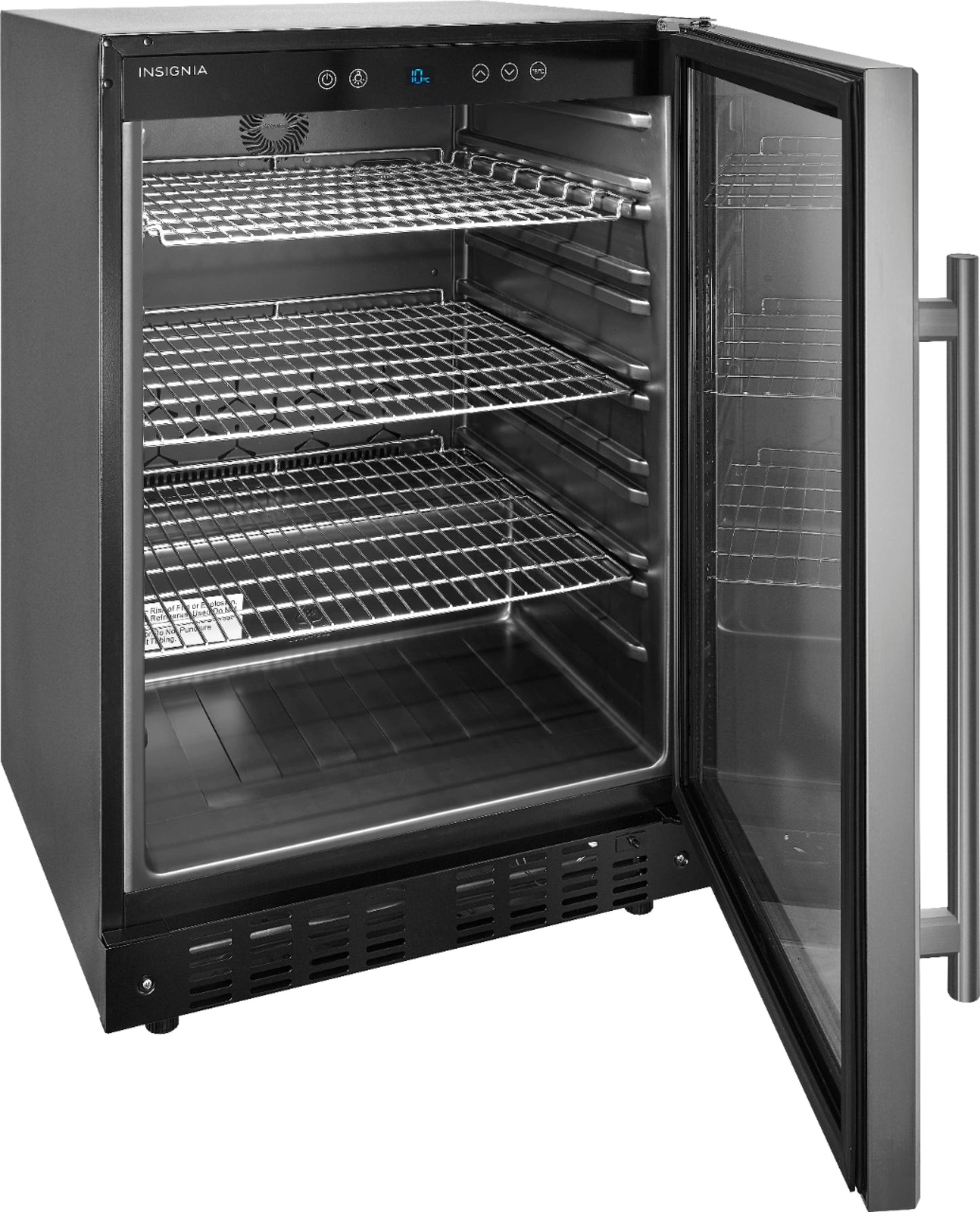 Insignia NS-BC1ZSS9 165-Can Built-In Beverage Cooler Stainless Steel