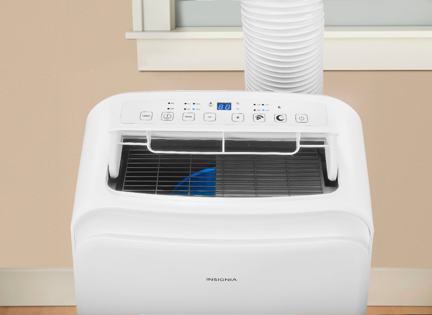 Insignia™ - 300 Sq. Ft. Portable Air Conditioner - White