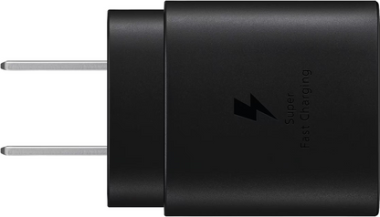 Samsung - Chargeur mural ya chargement super rapide 25W USB-C - Noir