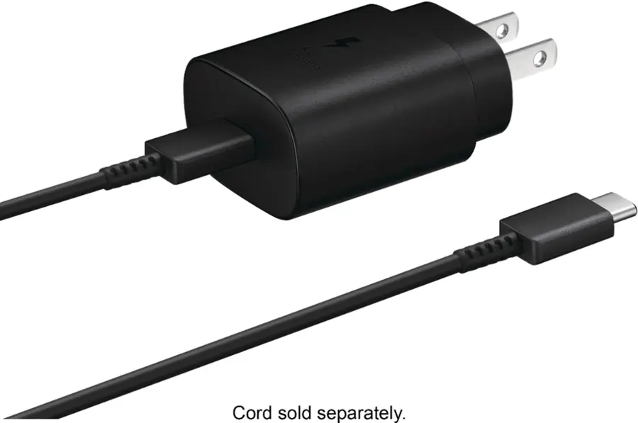 Samsung - Chargeur mural ya chargement super rapide 25W USB-C - Noir