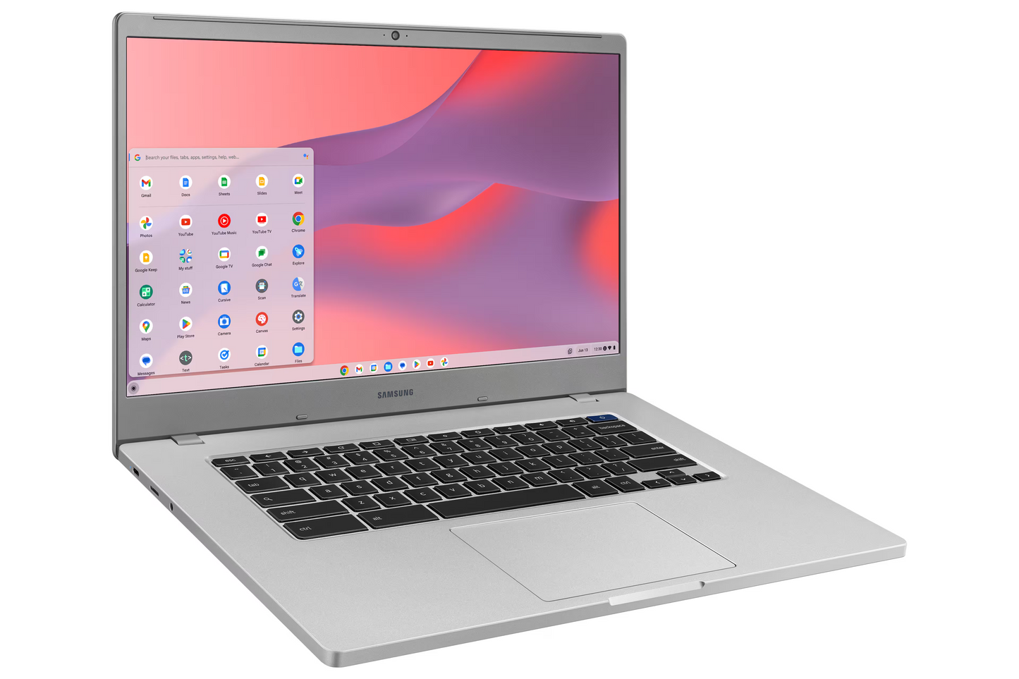 Samsung - Chromebook 15,6" - Intel Celeron - Mémoire 4 Go - Mémoire flash eMMC 64 Go - Platinum Titan