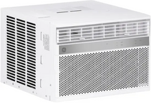 GE - Climatiseur de fenêtre intelligent de 350 pi2 et 8 000 BTU - Blanc