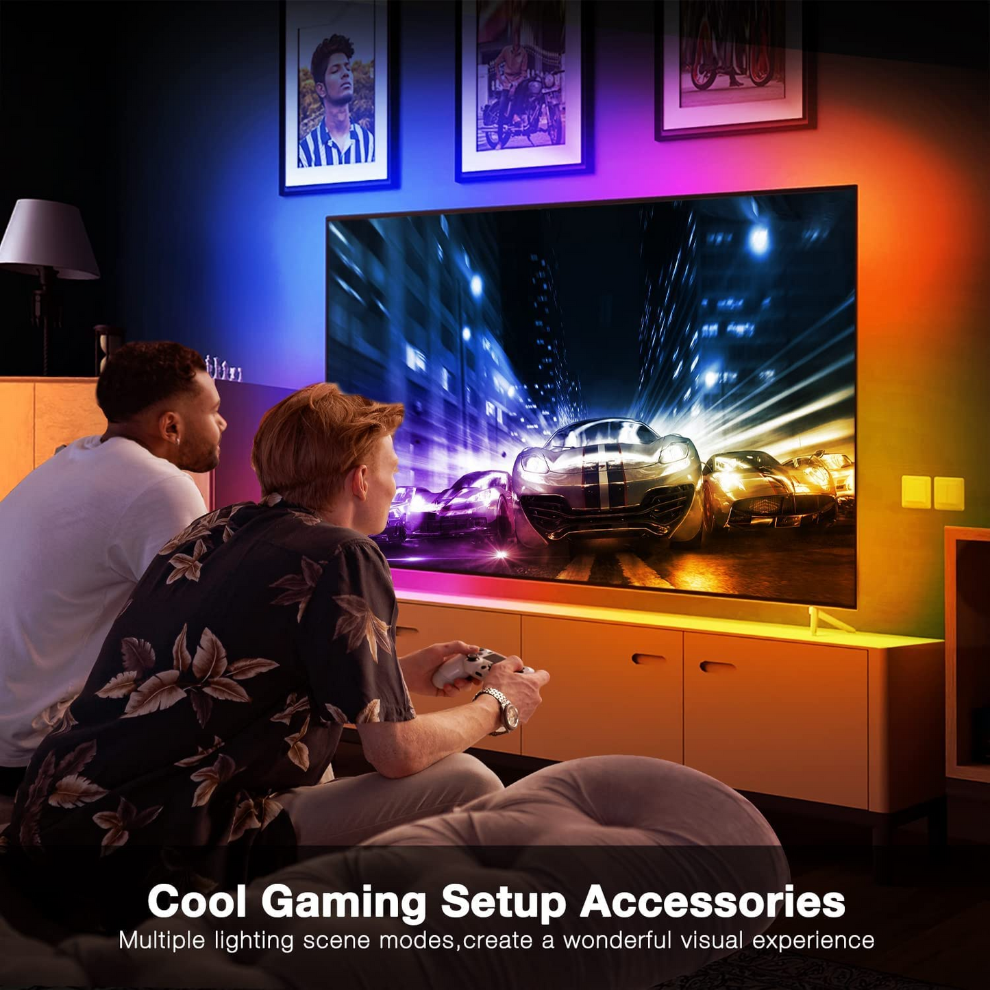 Philips - Hue Bluetooth Lightstrip Plus 80-inch Base Kit