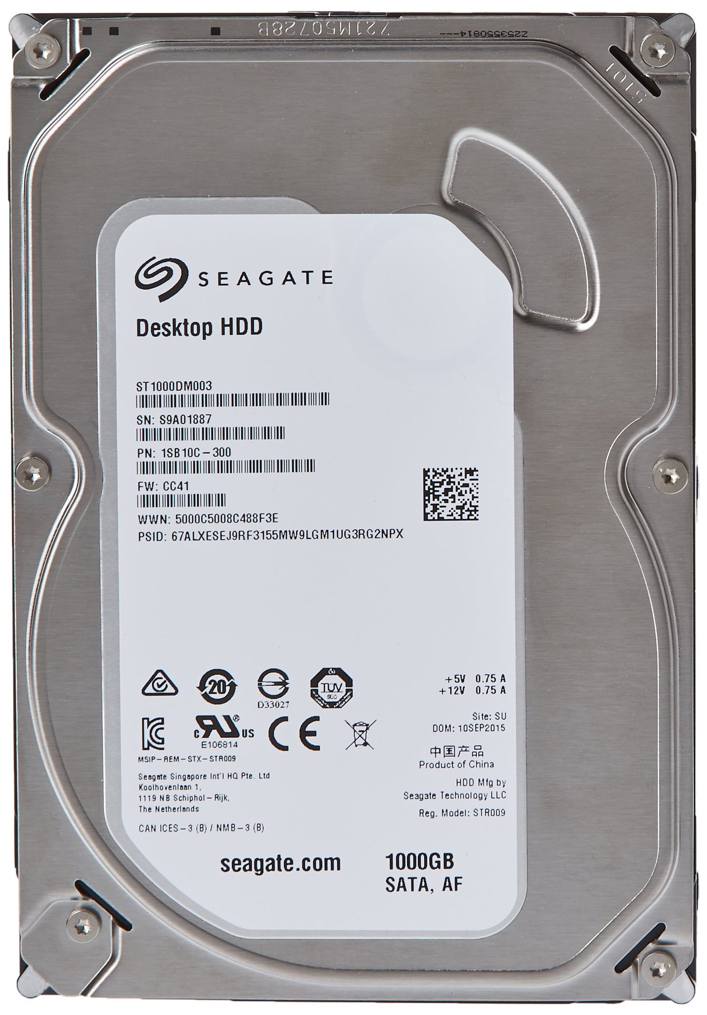 Seagate sas/scsi Ba Disque dur