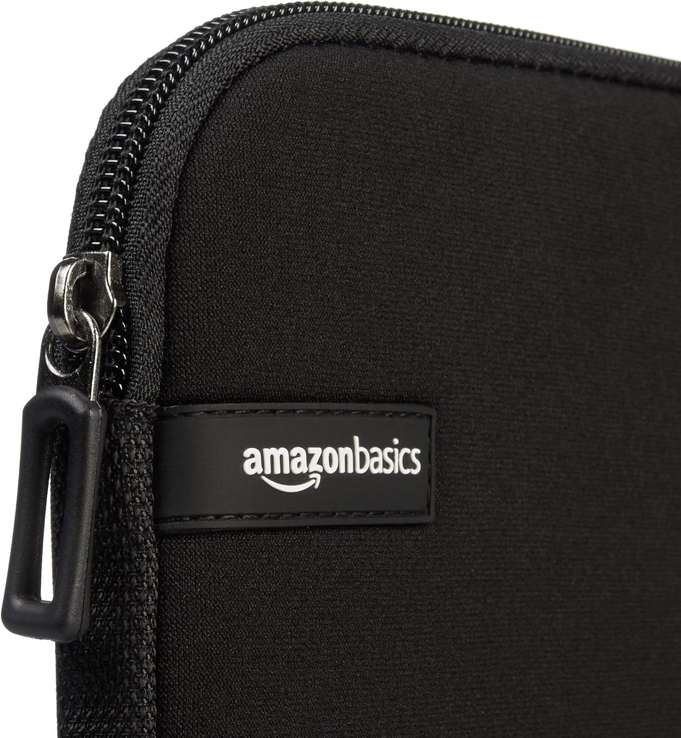 Amazon Basics Manche ya ordinateur portable ya 17,3 pouces, cas ya protection na zipper - Noir 