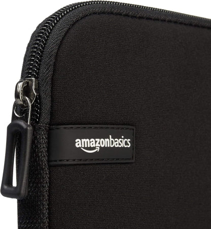 Amazon Basics 17.3-Inch Laptop Sleeve, Protective Case with Zipper - Black