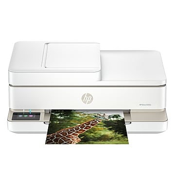 HP ENVY 6455e Wireless All-In-One Inkjet Color Printer, Scanner, Copier with Instant Ink and HP+ - White