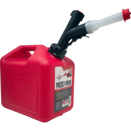 Briggs & Stratton 2+ Gallon Plastic Spill Proof Gas Can