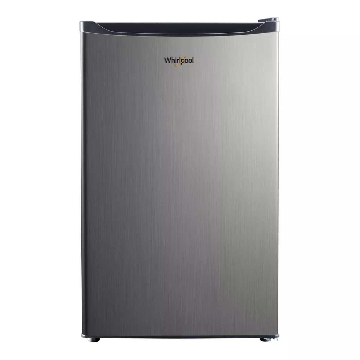 Whirlpool 4.3 cu ft Mini Frigo Acier Inoxydable WH43S1E: Frigo Compact ya Dortoir, Etoile d'Energie, Porte Reversible, 2 Etagères