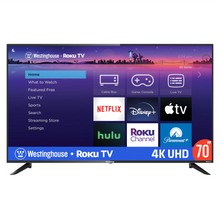 Téléviseur intelligent Roku 4K Ultra HD 70" de Westinghouse avec HDR