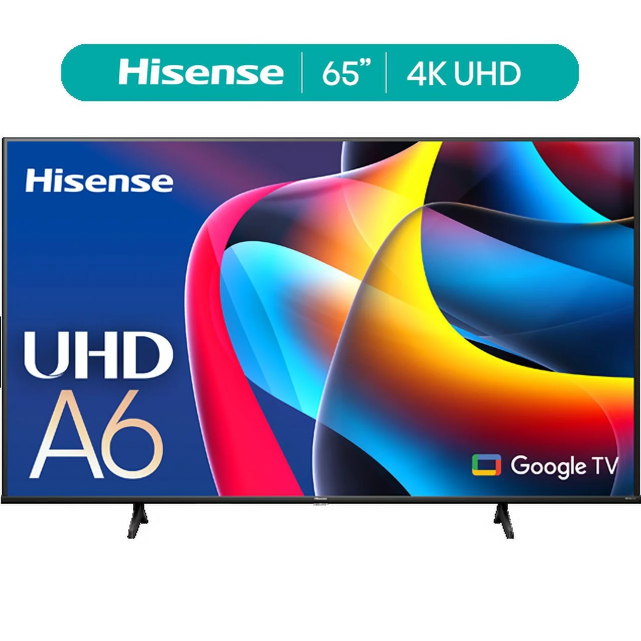 Téléviseur intelligent Google Hisense 65" Classe A6 Série 4K UHD