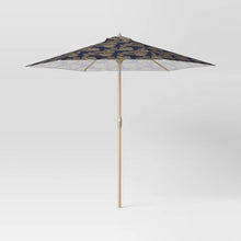 Parasol de marché extérieur Calathea 9'x9', bleu marine - Threshold