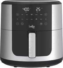 Bella PRO - 8-qt. Digital Air Fryer - Stainless Steel