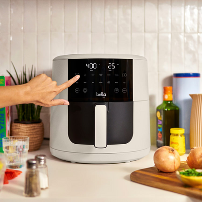 Bella PRO - 8-qt, oyo ezali na 8-qt. Friteuse à air numérique - Acier inoxydable