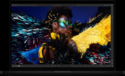 Apple - MacBook Pro 14" Ordinateur portable - puce M3 Pro etongami mpo na Intelligence ya Apple - Mémoire ya 18GB - GPU ya 14 noyau - SSD 512GB - Espace Noir 