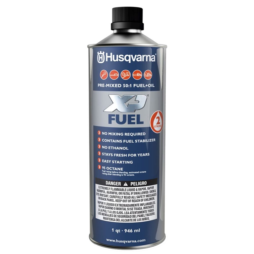 2 x Husqvarna 50:1 Pre-Mixed 2-Cycle Fuel + Oil, Quart, Case/6