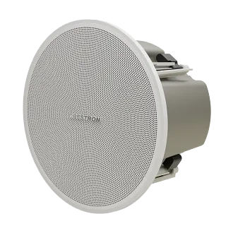 Saros® Express 4" 2-Way In-Ceiling Speaker, White Textured, Single