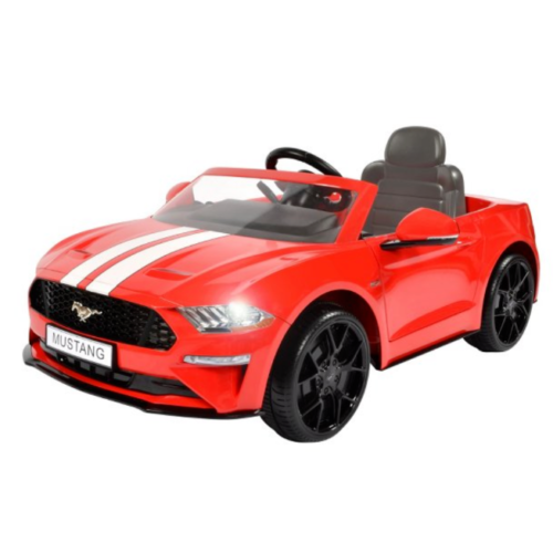 Véhicule porteur alimenté par batterie Rollplay 6 V pour Ford Mustang - Rouge 