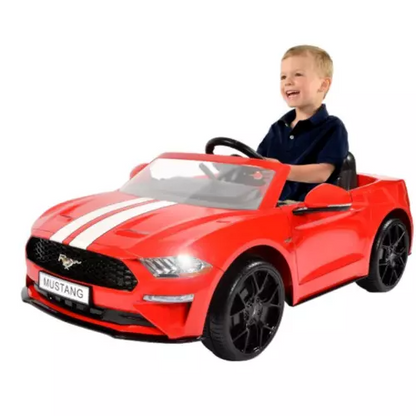 Rollplay 6V Ford Mustang oyo esalaka na motuka - Rouge 