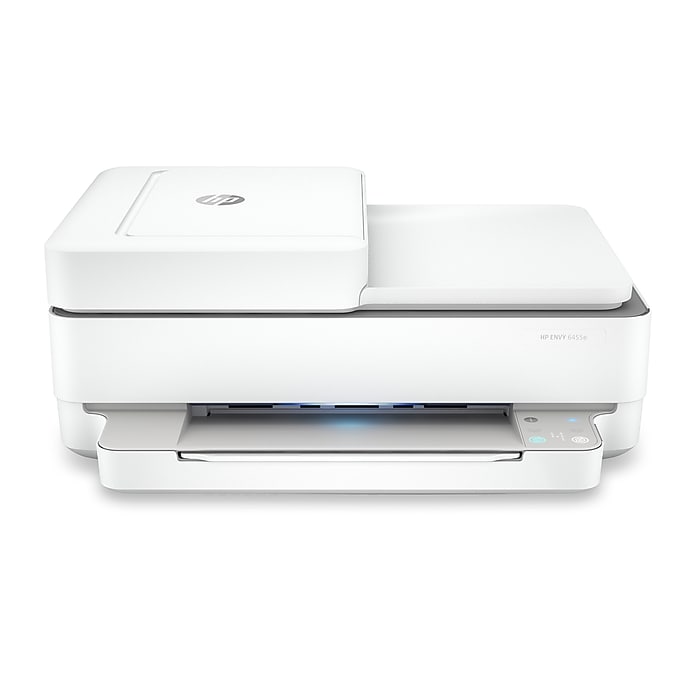 HP ENVY 6455e Wireless All-In-One Inkjet Color Printer, Scanner, Copier with Instant Ink and HP+ - White